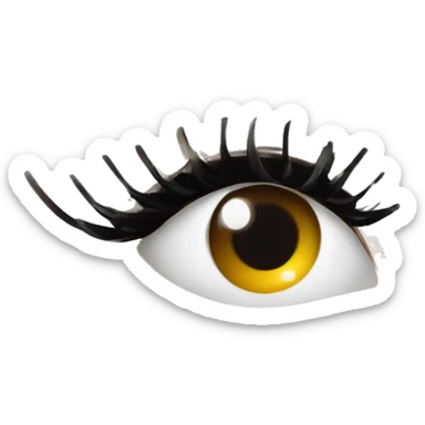 Eyelash extensions with tweezers  sticker