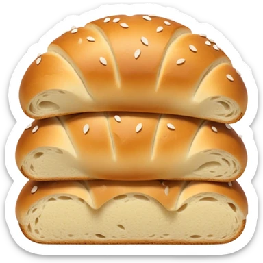 concha bread sticker