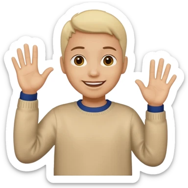 Talwiinder (famous Punjabi singer) saying bye sticker