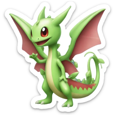 Full body shiny Flygon-grovyle sticker