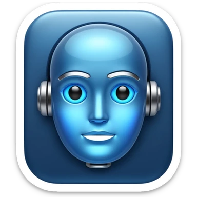 I wanted a emoji about artificial intelligence. symbolic sticker