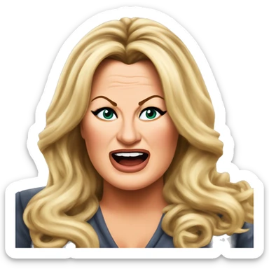 Extremely shocked jennifer Coolidge ￼ sticker