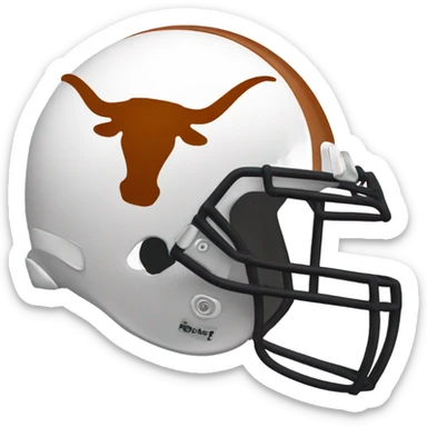 Texas longhorns football helmet sticker