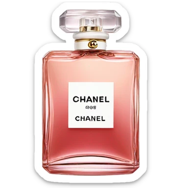 Chanel parfum rose sticker