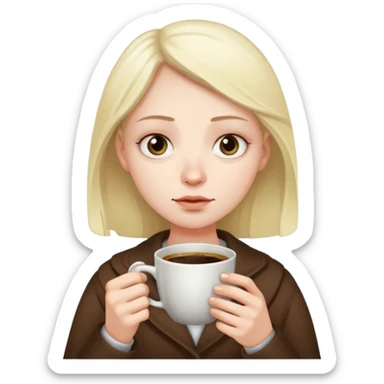 dying but still need coffee sticker