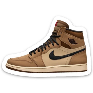 Jordan 1 high Travis scott sticker