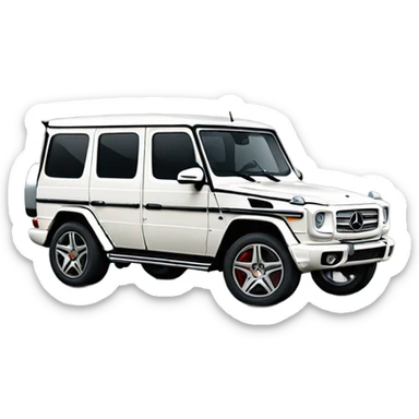 g wagon mercedes  sticker