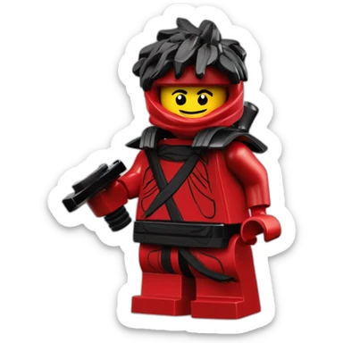 Lego ninjago Red sticker