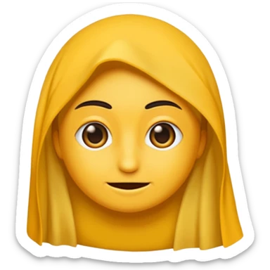 Elisinde silah olan bir emoji sticker