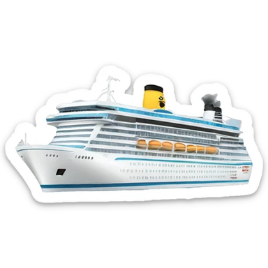 Cruise ship sticker