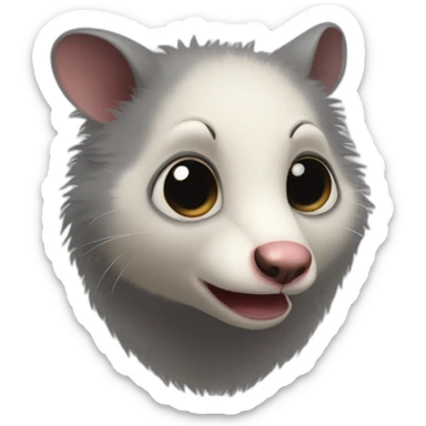 Crippling Existential dread personified by a Possum sticker