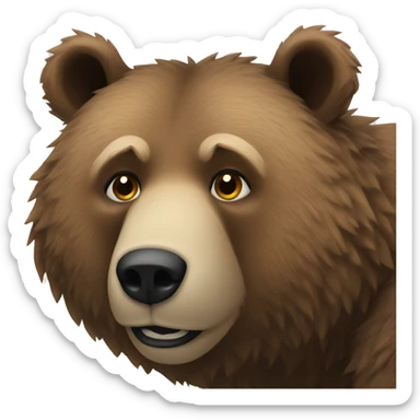 Bear sticker