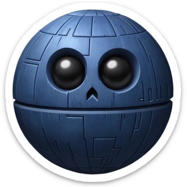 deathstar blueberry sticker