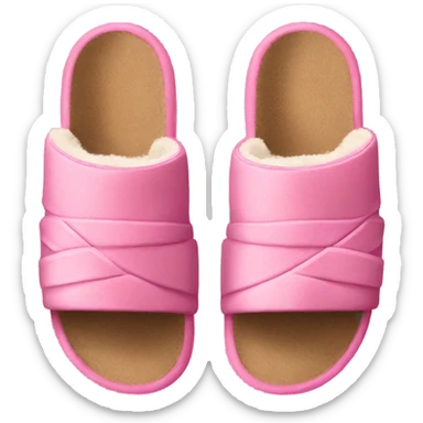 Pink Ugg slides sticker