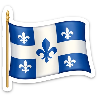 quebec flag sticker