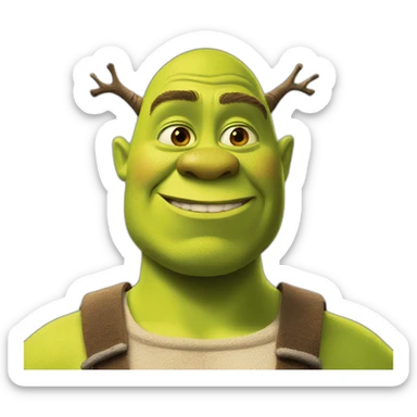 shrek-woohoo sticker