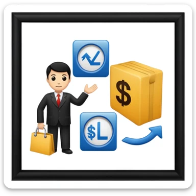 ecuperació econòmica, inflació moderada i acords laborals. sticker