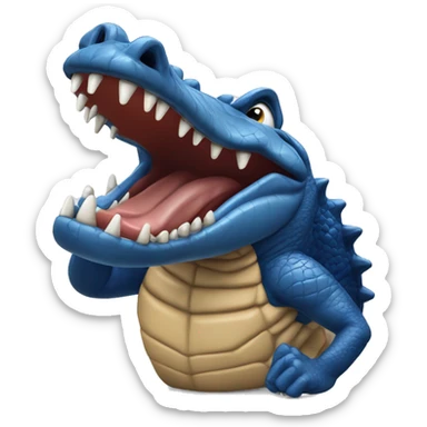 Florida Gator doing a chomp sticker