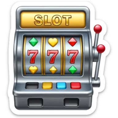 slot machine sticker