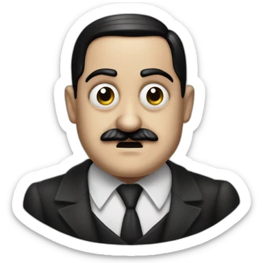 Gomez Addams sticker