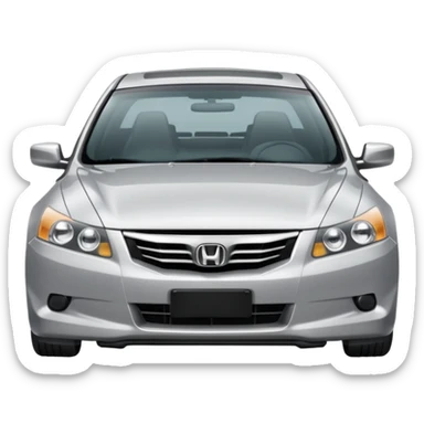 2009 honda accord w clear headlights  sticker