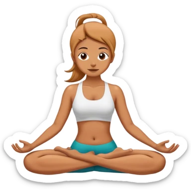 Yoga sticker