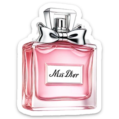 Miss dior perfume sticker