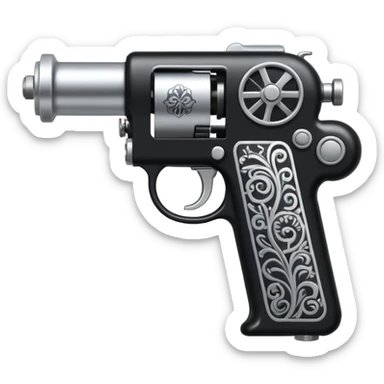tattoo gun sticker