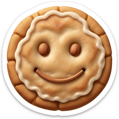 snickerdoodle cookie with cinnamon sugar coating sticker