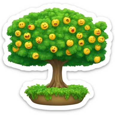 Jardim com arco íris  sticker