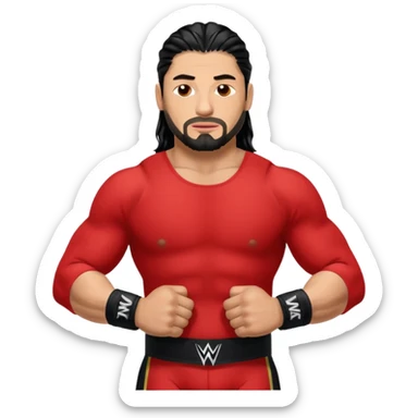 wwe wrestler roman reigns  sticker