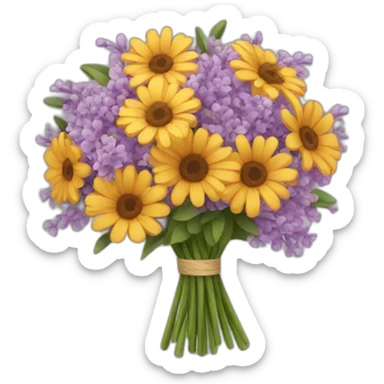 bouquet sticker