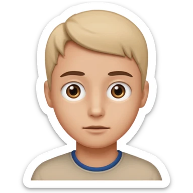 Make the eye smaller and push it yo the left sticker