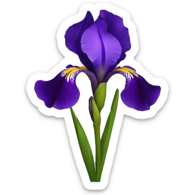 Iris flowers  sticker