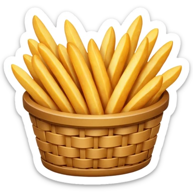 basket of fries sticker