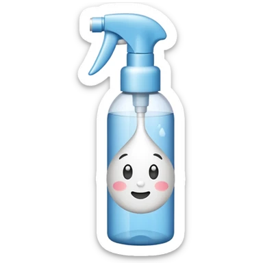 magnesium spray mist, simple sticker