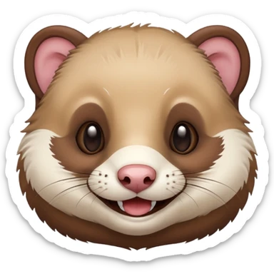 🦉hazlo asi,como un huron en emoji sticker