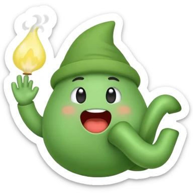 among us farting sticker