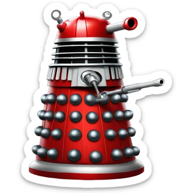 Red Dalek sticker