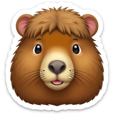 Capybara sticker