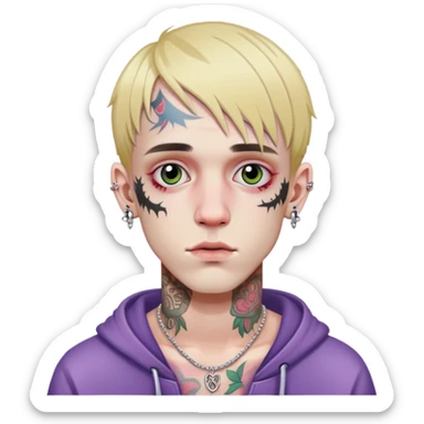 Lil peep sticker