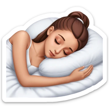 Ariana Grande sleeping sticker