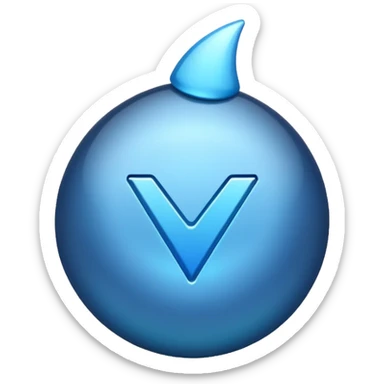 Bule tick cerenotor sticker