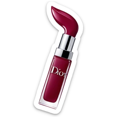 Dior lip gloss Burgundy sticker