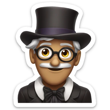 Twitch streamer in Uncle Scrooge style, mysterious eyes, intricate lips, masterpiece pose sticker