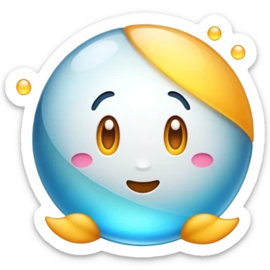 Bola de pensamento sticker