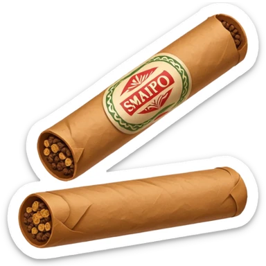 Indian beedi named mayur sticker