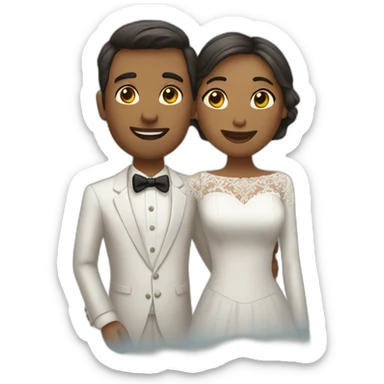 Emojis de novios sticker