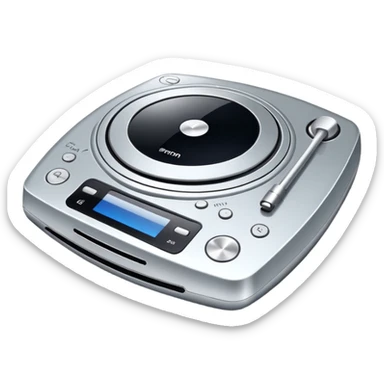 Cd player sticker