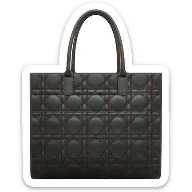 dior bag black tote sticker